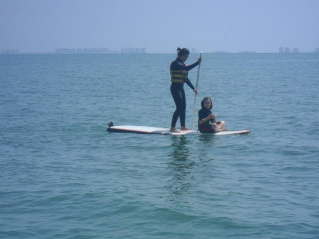 Paddle surf material rental, Los Alcázares, 1 hour.