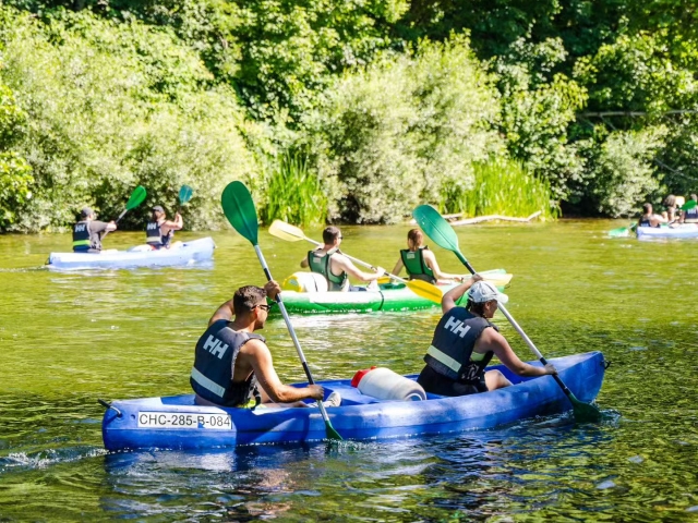 Descent of the Sella by canoe 16km, 4h