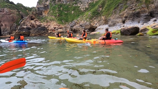 Canoe route with friends 