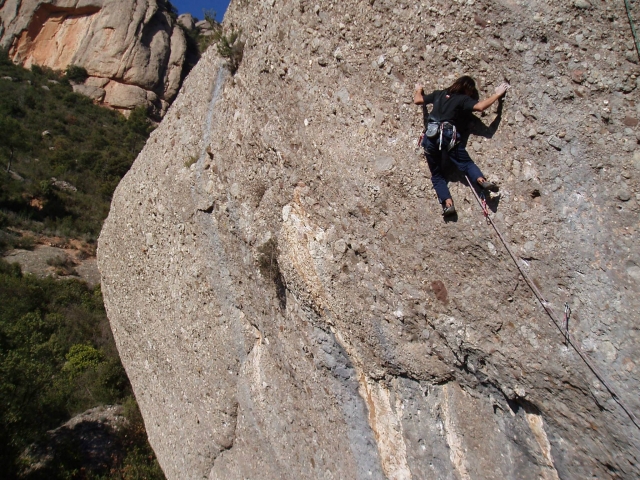 Wall climbing initiation 80m, 5 hours