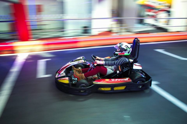 Kart racing in Barcelona 