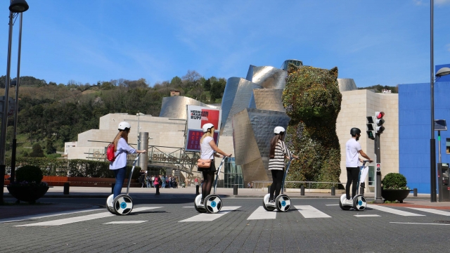 Segway tour of Bilbao and previous class 90 min