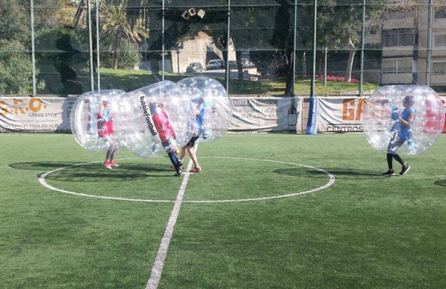 Bubble football + archery tag in Barcelona 2 hours