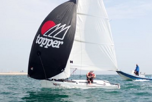 Sailing activity in Valencia 