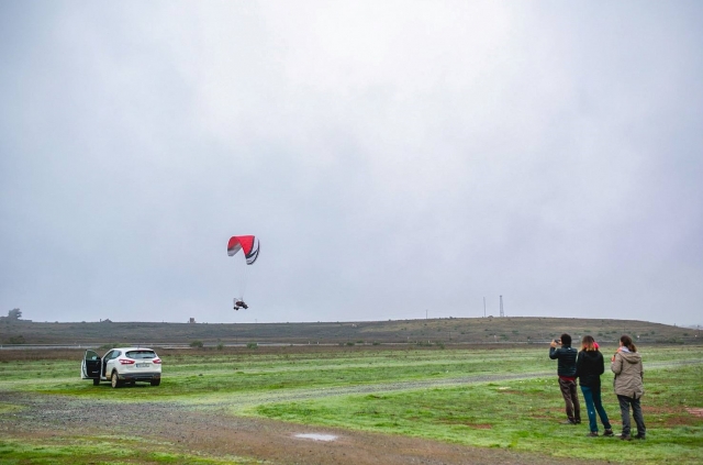 Paratrike flight 