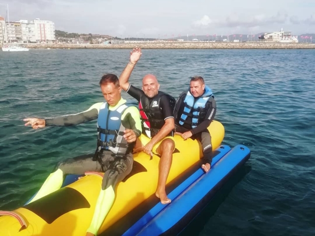 Banana Boat in Sanxenxo 
