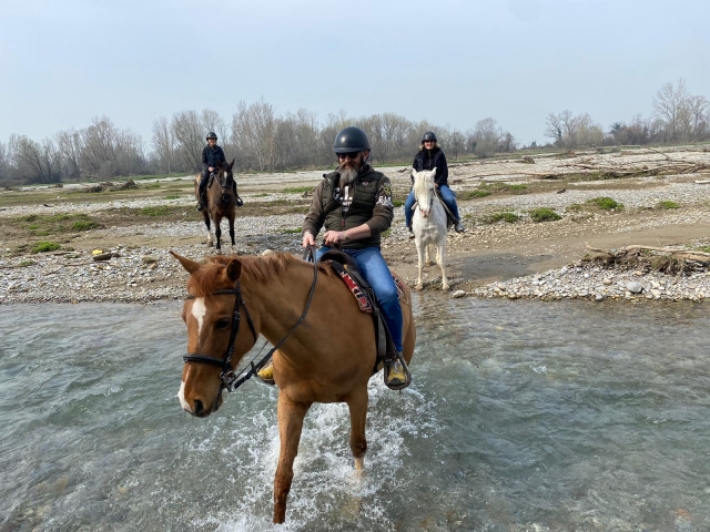Review of Micaela about Horseback ride along the Serio river for 1 hour