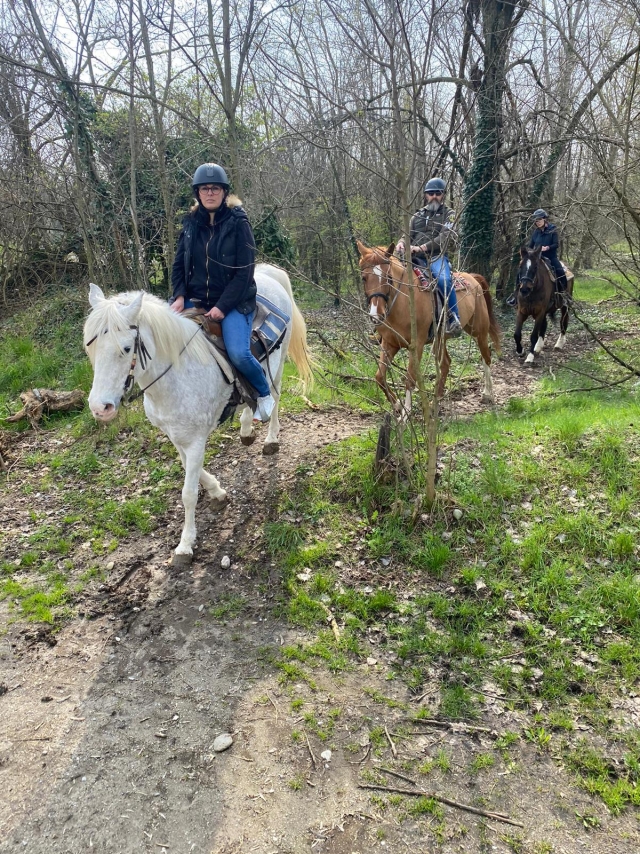 Review of Lucrezia about Horseback ride along the Serio river for 1 hour