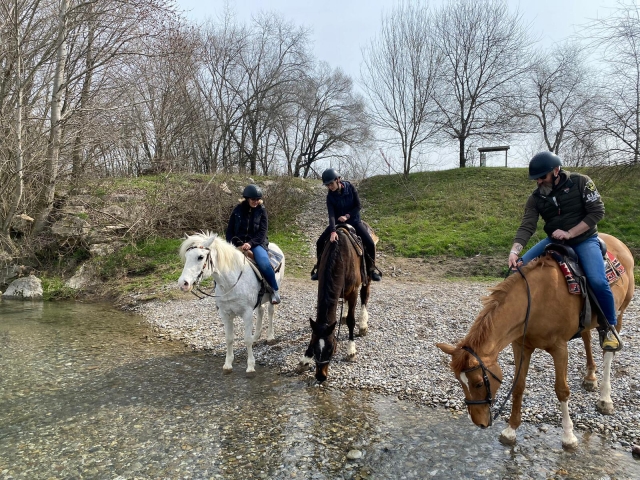 Review of Giulia about Horseback ride along the Serio river for 1 hour