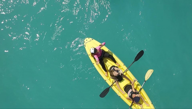 1 hour double canoe rental in Bordighera