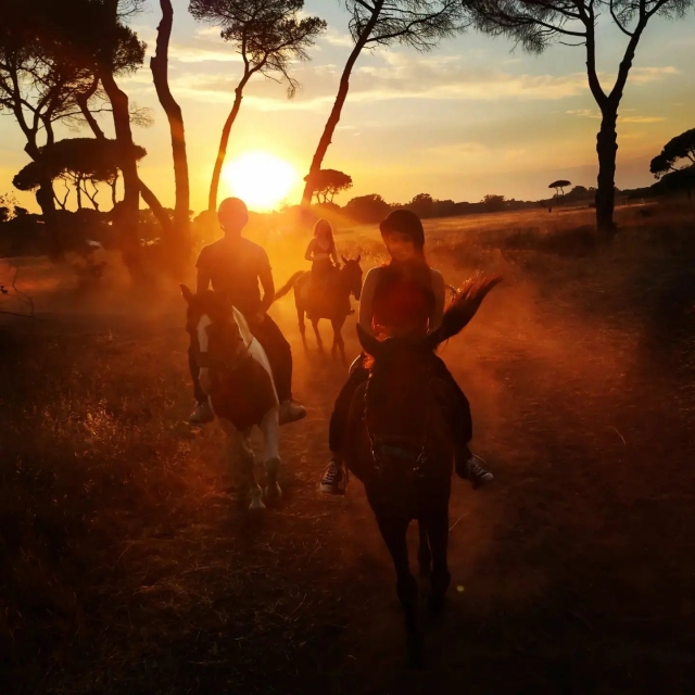 Equestrian ride in Castel Fusano 2 H