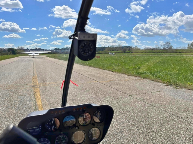 Flying San Pietro helicopter for a day