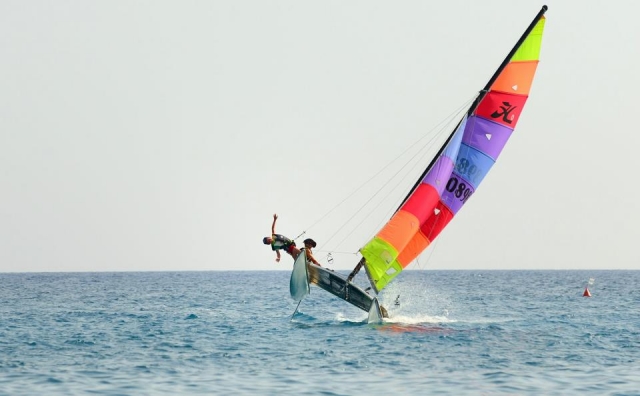 Catamaran rental (1h) in Bordighera