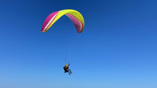 Two-seater paragliding flight + video Ponente Liguria 20'