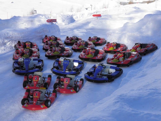 Karting on ice (15min), Cervinia