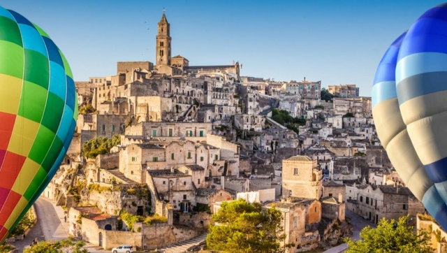 1 hour hot air balloon tour in Matera