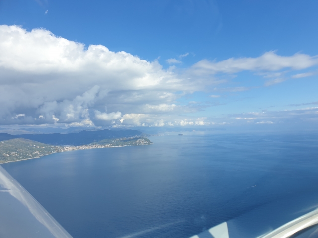 Pilot for one day two-seater plane PS 28 Albenga 30m