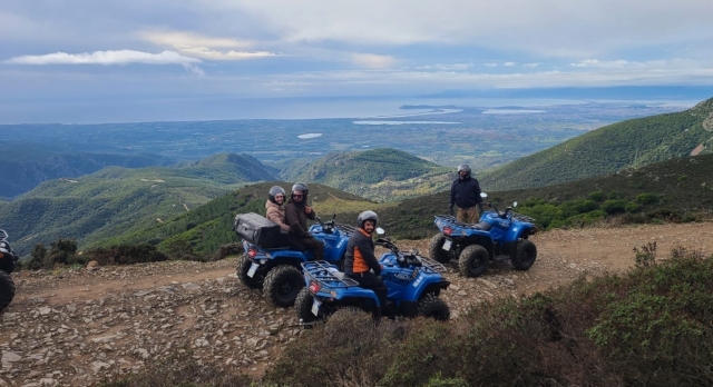 3-hour two-seater quad excursion from Burcei