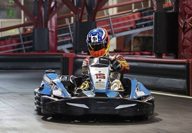 An 8 minute kart ride in Salerno