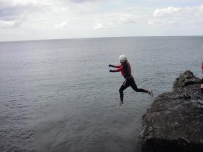 Coasteering in Wales