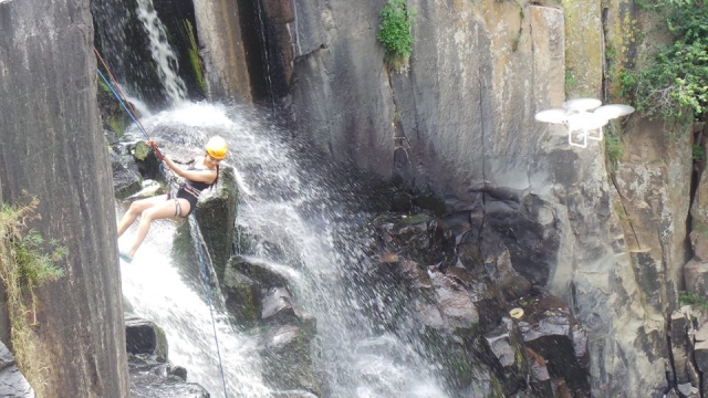 Rappel in Waterfalls in Aculco, 45 minutes from Querétaro