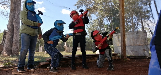 Gotcha for children 200 bullets in the Chetumal countryside