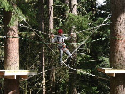 High Rope session in Llangollen
