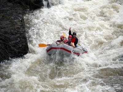 Whitewater rafting in The River Tryweryn