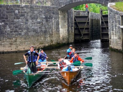 Piragüismo en familia en Fermanagh