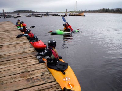 Famille kayak à Fermanagh