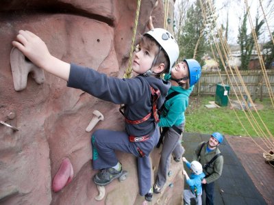 Climbing for kids at Fermanagh