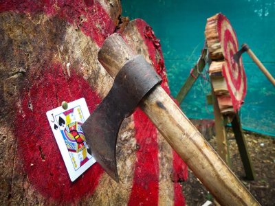 Axe throwing for kids in Yorkshire