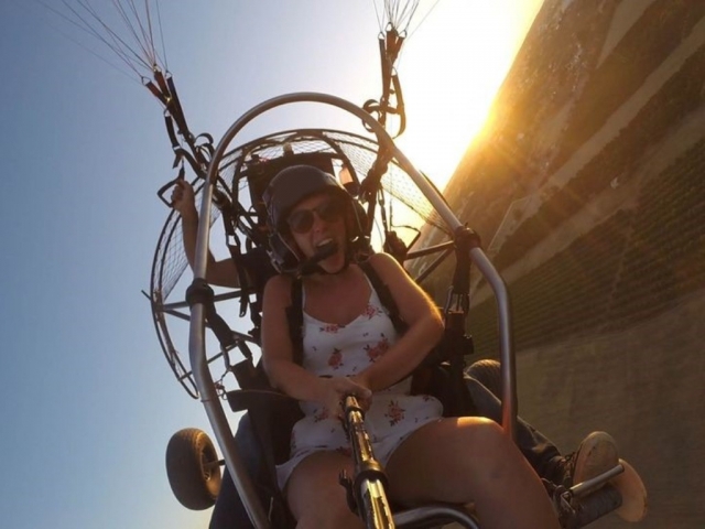 Paramotor in Albufeira Algarve with photos and video