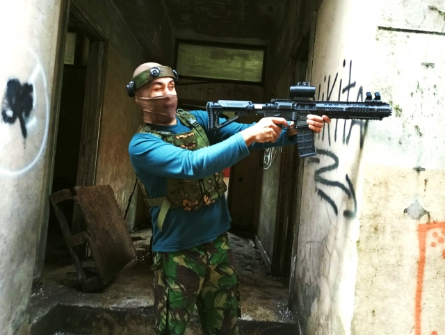 Indoor and outdoor laser combat game, Braga 1:30h