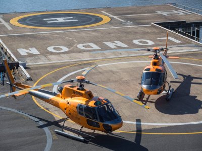 Shared helicopter flight London
