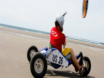 Kite buggy - Kite Landboard Lesson in Camber