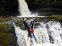 Sliding down rapids with style