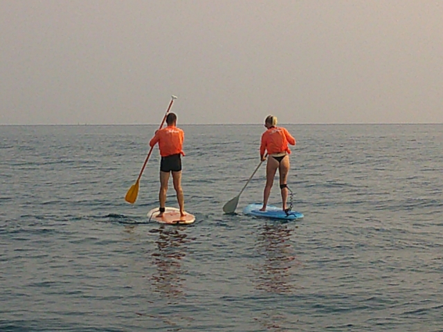 Review of Vanhoucke about Stand up paddle discovery to Perpignan 1 hour