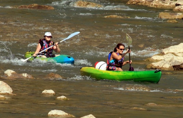 Canoe trip and 27km descent in Vercors