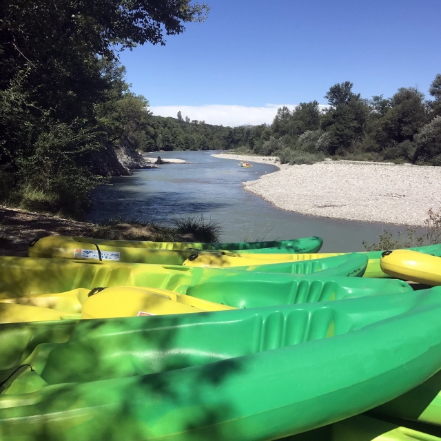 Half-day canoe trip to the Gorges de Saillans