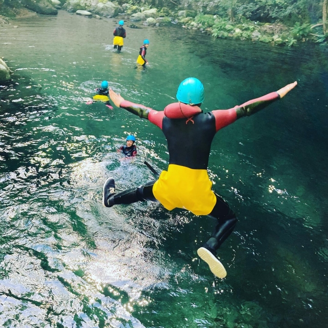 Canyoning sensation at Bas Chassezac 1/2 day