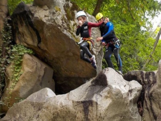 Discovery canyoning in the Galamus Canyon 3h