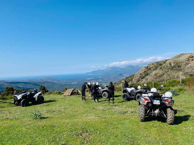 Rental of Quad 550 MXU in Saint Florent - 1 day
