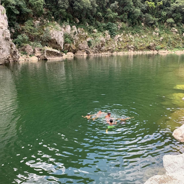 Swimming hike in the Gorges de l'Ardèche - 3h30