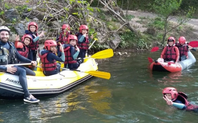 Rafting descent on the Nive 2h30 - Children