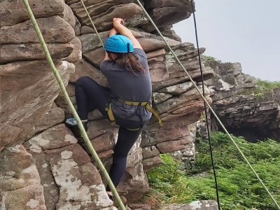 Rappel y escalada de medio día en Applecross