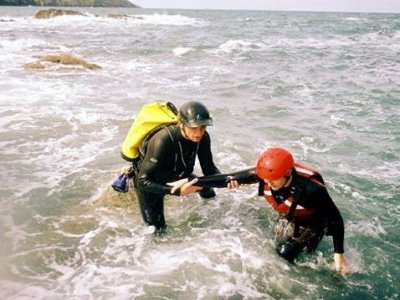 Half Day Coasteering Experience Abereiddy Beach