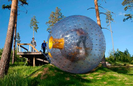 Zorbing in United Kingdom