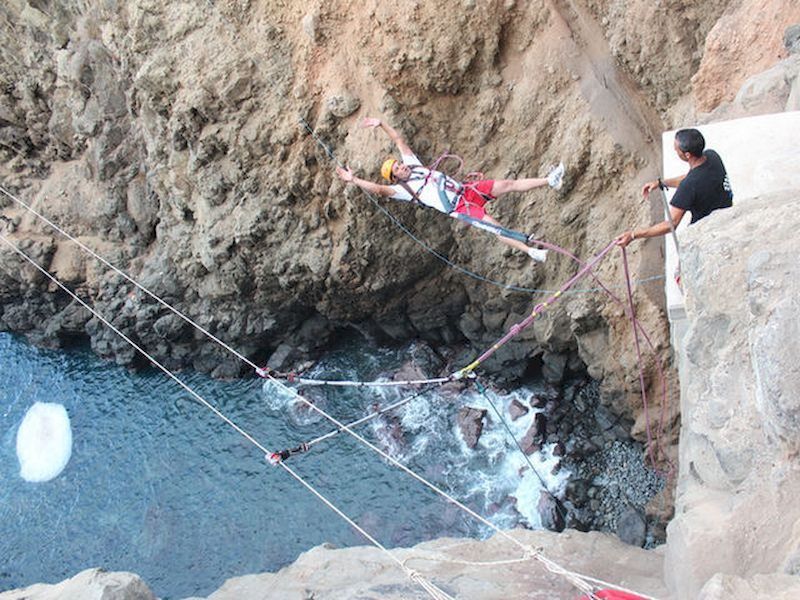 A jump with multiple possibilities A jump with multiple possibilities