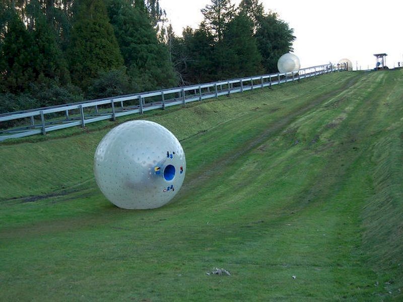 Roll down the hill without getting hurt! Roll down the hill without getting hurt!